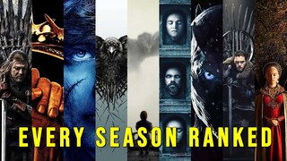 Every Season of GoT and HOTD Ranked