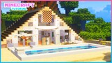 Minecraft: How To Build Wooden Modern House #5