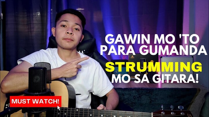 6 TIPS PARA GUMANDA ANG STRUMMING MO | Beginner's Guitar Lesson | Ft. Maono PM500