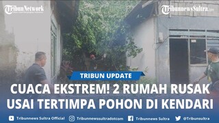 Banjir Rendam Wilayah Labibia dan Lalodati Mandonga Kendari, 2 Rumah Warga Tertimpa Pohon Tumbang