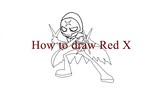 Cara melukis Red X dari Teen Titans Go! • How to draw Red X of Teen Titans Go!