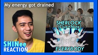 [FRIDAY w/ SHINee] SHERLOCK (CLUE + NOTE) and EVERYBODY MV REACTION!