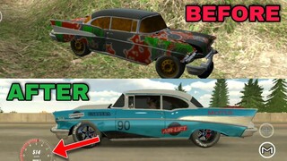 funny🤣rebuilding abandoned chevrolet bel air car parking multiplayer roleplay new update 2021