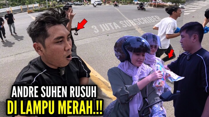 AKHIRNYA TANTANGAN DI LAMPU MERAH TERLAKSANA..‼️VLOG ANDRE SUHEN