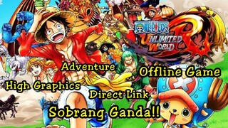 Angas!!🔥ONE PIECE:UNLIMITED WORLD RED Game On Android Phone|Link In Description|Tagalog Tutororial