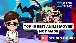 THE 20 BEST ANIME MOVIES NOT MADE BY STUDIO GHIBLI | KUROKY REVIEWS