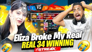 Eliza Broke My Winning Streak Gone Wrong 💔 kicked From Guild - Garena Free Fire Max