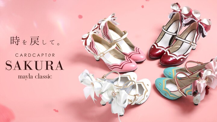 [Hợp tác Cardcaptor Sakura] Giày cao gót hợp tác cổ điển Cardcaptor Sakura × mayla