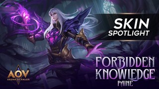 Paine Forbidden Knowledge Skin Spotlight - Garena AOV (Arena of Valor)