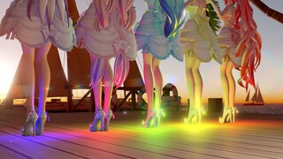 [MMD Hatsune Giọng yếu] Tôi ghét chiều cao và đôi chân đẹp! Với sự chú ý của mọi người, tôi đang bướ