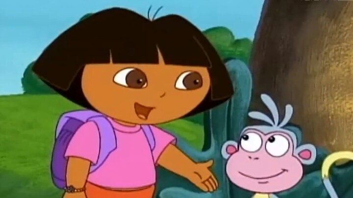 Dora: If you suddenly sneeze monkey: Shut up! ! ! !