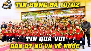 Đón Tuyển Nữ Việt Nam Về Nước Sau Khi Giành Vé World Cup...Hàng Ngàn NHM Chào Đón