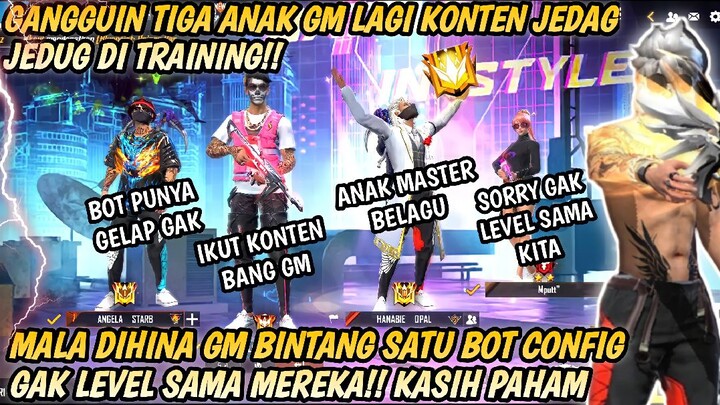 GANGGUIN TIGA SELEB TIK TOK LAGI KONTEN DI TRAINING!! MALA DIHINA DIKATAIN BOT KASIH PAHAM 16JUTA