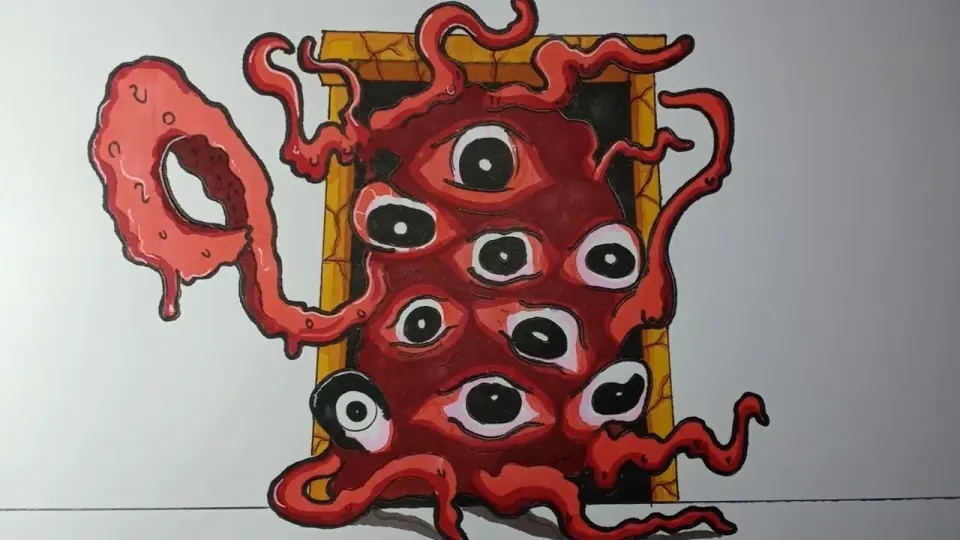 How To Draw Monster In DOORS ROBLOX Vẽ Quái Vật Ám Ảnh Nhất DOORS ...