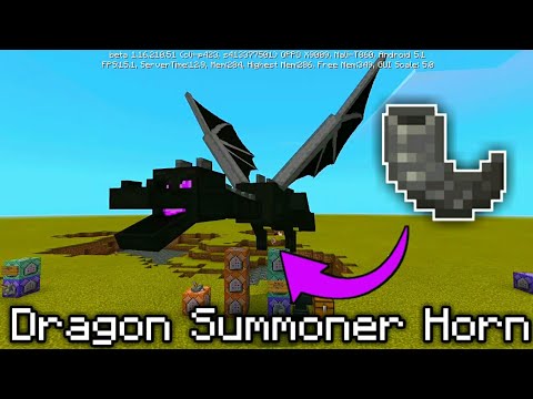 How To Make A Dragon Summoner Horn In Minecraft Using Command Block Tricks Bilibili