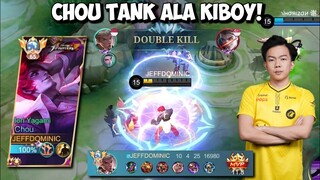 NGIKUTIN GAYA MAIN CHOU TANK KIBOY, ASLI SERU PARAH! BISA GENDONG2 PUBLIK NYA COY!! Mobile Legends