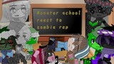 Monster School React To Zombie Rap||My Au||No Hate Plz||Read Pc||