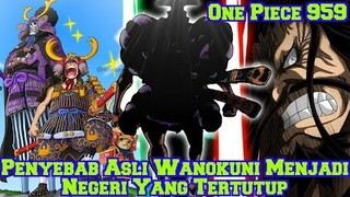 Mengungkap Misteri OP 959! Penyebab Asli Wanokuni Menjadi Negeri Yang Tertutup (Review Dan Teori)