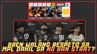 BREN WALANG RESPETO SA MPL DAHIL SA NO BAN STRAT KONTRA BLACKLIST?