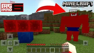 How to Spawn Baymax sa Minecraft PE ft. @michiiigaming | BIG HERO 6
