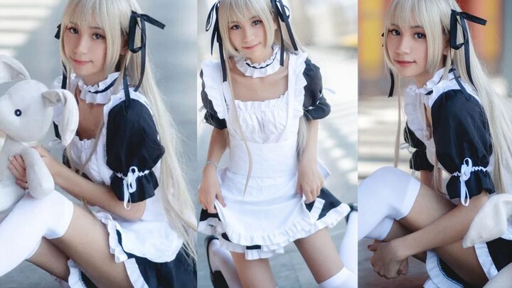 Firefly Manzhan super beautiful lady cosplay maid two-dimensional lady, cute is not worth mentioning