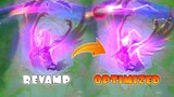 Odette Optimized Virgo VS Revamp Skill Effects Comparison