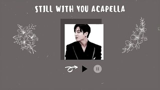 Jeon Jungkook Singing "Still With You Acapella" on SUGA's FM Today!