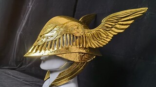 【用黄金附魔】打造最还原《艾尔登法环》女武神头盔