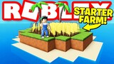 I MADE THE ULTIMATE STARTER FARM! Roblox Stranded