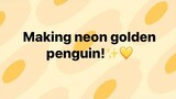 MAKING NEON GOLDEN PENGUIN! || roblox adopt me!