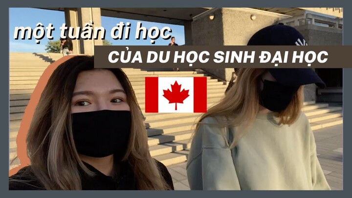 một tuần đi học của du học sinh đại học Canada kì Thu 2021| cuộc sống du học sinh sau 2 năm dịch