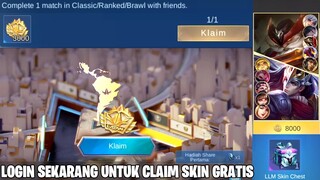 LANGSUNG LOGIN SEKARANG UNTUK CLAIM SKIN EPIC/ELITE/SPECIAL GRATIS UNTUK AKUN SERVER LUAR