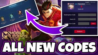 NEW CODES Mobile Legends Bang Bang | MLBB Redeem CODES 2021