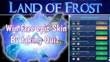 New event in Mobile Legends Win free epic skin by answering MLBB Quiz