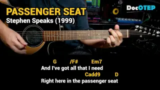 Passenger Seat - Stephen Speaks (Easy Guitar Chords Tutorial with Lyrics)