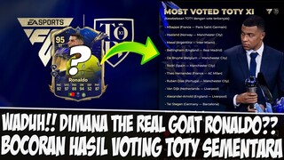 DIMANA GOAT RONALDO??? BOCORAN / PREDIKSI HASIL VOTING TOTY 2024 SEMENTARA EA SPORT FC 24 MOBILE