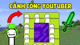 CHẾ TẠO CÁNH CỔNG YOUTUBER NỔI TIẾNG TRONG MINECRAFT CỰC DỄ NGÀY TẾT !!