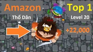 MiniGiants.io - #12 : Cùng Thổ Dân "Amazon" Độc Chiếm Top 1 với 22,000 Điểm