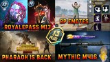 ROYAL PASS M13 & M14 LEAKS | 50RP OUTFITS | M416 MYTHIC UPGRADE |NEXT ULTIMATE SET | PHARAOH IS BACK