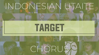 Target ~Akai Shougeki~ ⬘ Wada Kouji (Indonesian & Japanese Version) || Indonesian Utaite Chorus