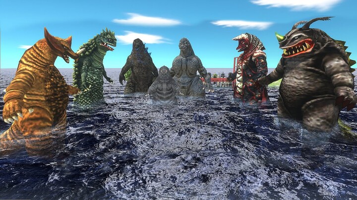 Invasion of the Ultraman Kaijus VS Godzilla! - Animal Revolt Battle Simulator