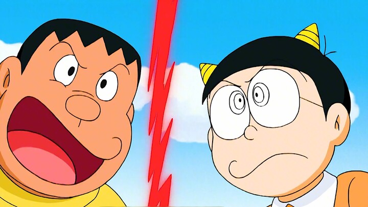 Nobita berubah menjadi orang gila yang belajar