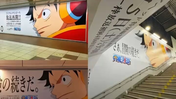 memperingati kembalinya anime onepiece setelah hiatus 6 bulan
