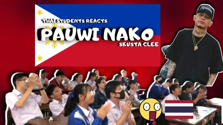 Thai Students reacts O.C. Dawgs perform "Pauwi Nako" LIVE on Wish 107.5 Bus | LOOKALIKE THAI RAPPER