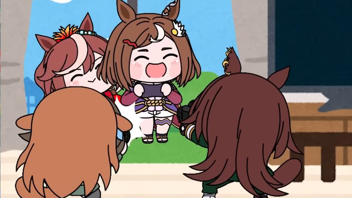 [ Uma Musume: Pretty Derby たぬき ] Emperor Bao and Crane Bao master the ability to switch between forms