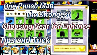 One Punch Man Gear | Tips and Trick Choosing Gear for Enhance - One Punch Man The Strongest