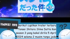 Trailer Terbaru Tensura S3 Yg akan Datang. babak Kedua Antara Rimuru Vs Hinata😎