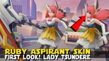 RUBY ASPIRANT SKIN! FIRST LOOK! LADY YANDERE ANIME SKIN OF RUBY! | MOBILE LEGENDS UPDATE