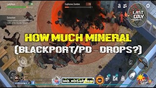 SEASON 17 HOW MUCH MINERAL BLACK PORT/PD DROPS/PD-20 WAVES - Last Day On Earth: Survival