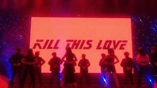 【J舞社】BLACKPINK《Kill This Love》学校首秀，’绝美灯光 是谁杀了我的心脏‘舞台翻跳，酷炫高燃引爆全场